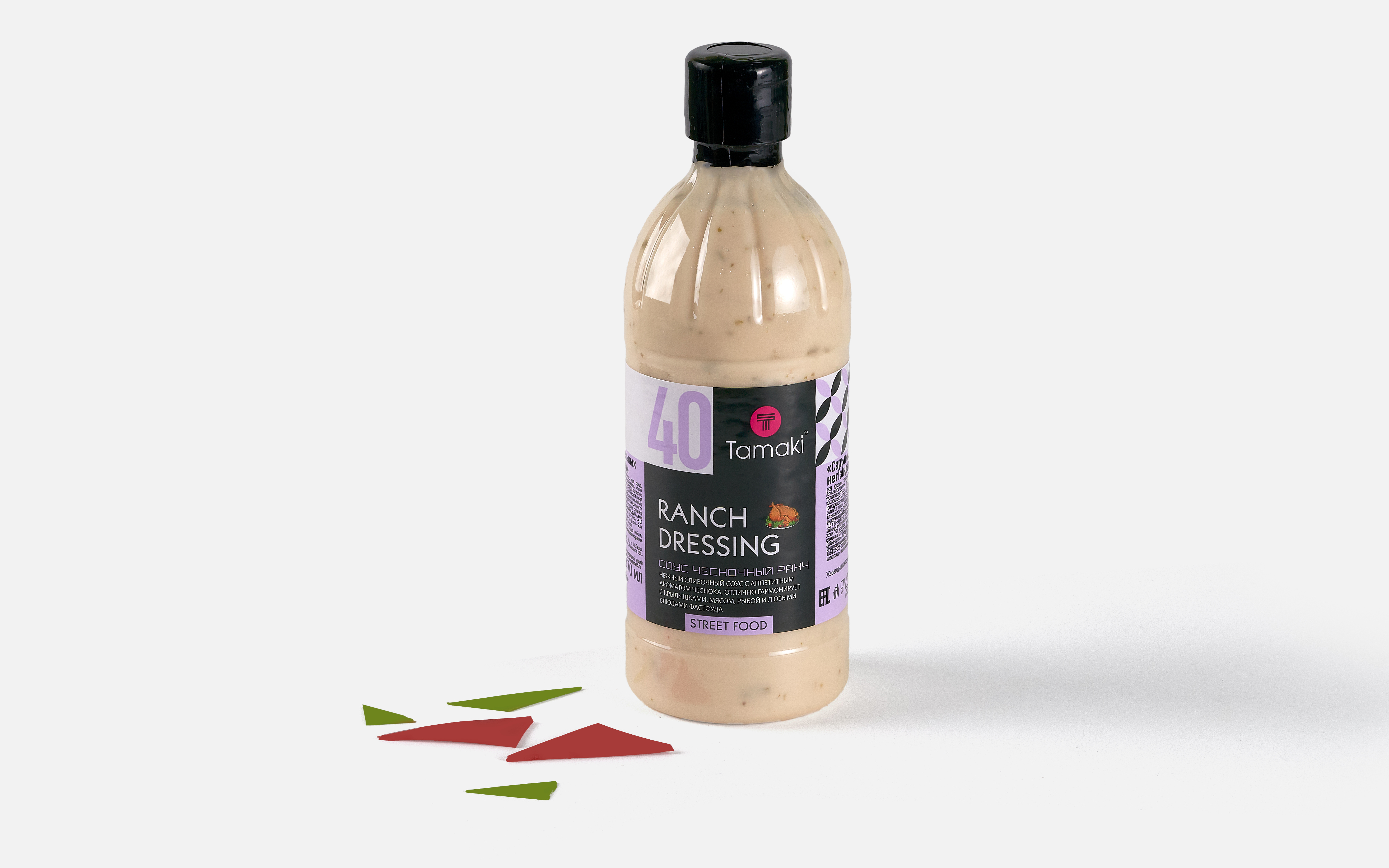 Соус 40 Чесночный ранч 0,47 л