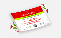 Подарочный сертификат (номинал 2000 руб.)